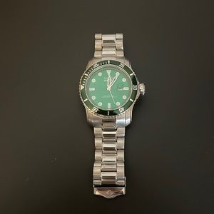 Green invicta Watch
